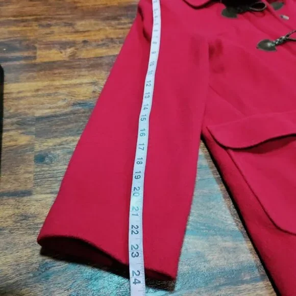 Talbots VTG Gloverall English Country Side Wool Duffle Coat Barbiecore Womens 10 - Picture 12 of 15